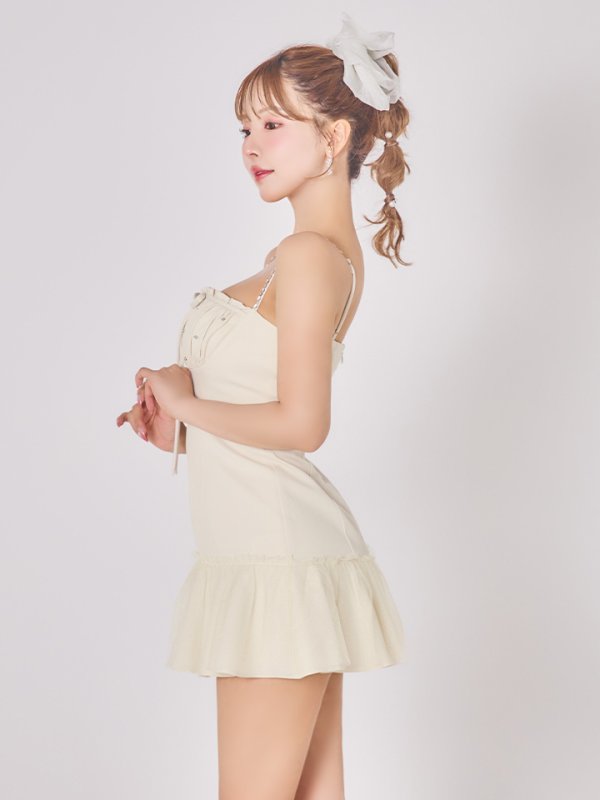 アイボリー モデル：三上悠亜　身長：159cm　着用サイズ：Sサイズ