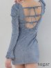 ブルー　モデル：れみれみ　身長：163cm　着用サイズ：Sサイズ