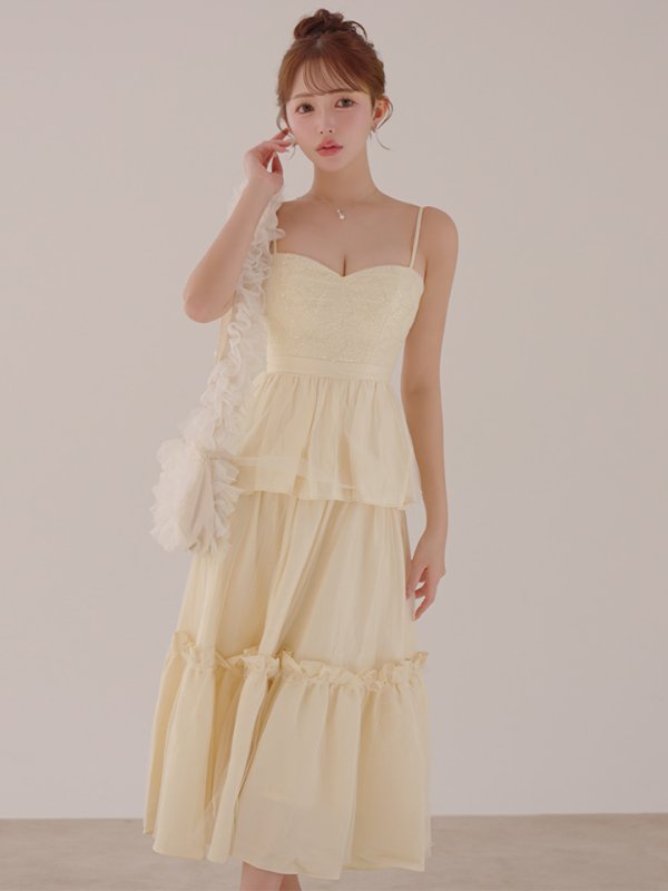 アイボリー モデル：りな　身長：160cm　着用サイズ：Sサイズ