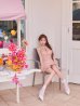 ピンク　モデル：まみ　身長：161cm　着用サイズ：Sサイズ