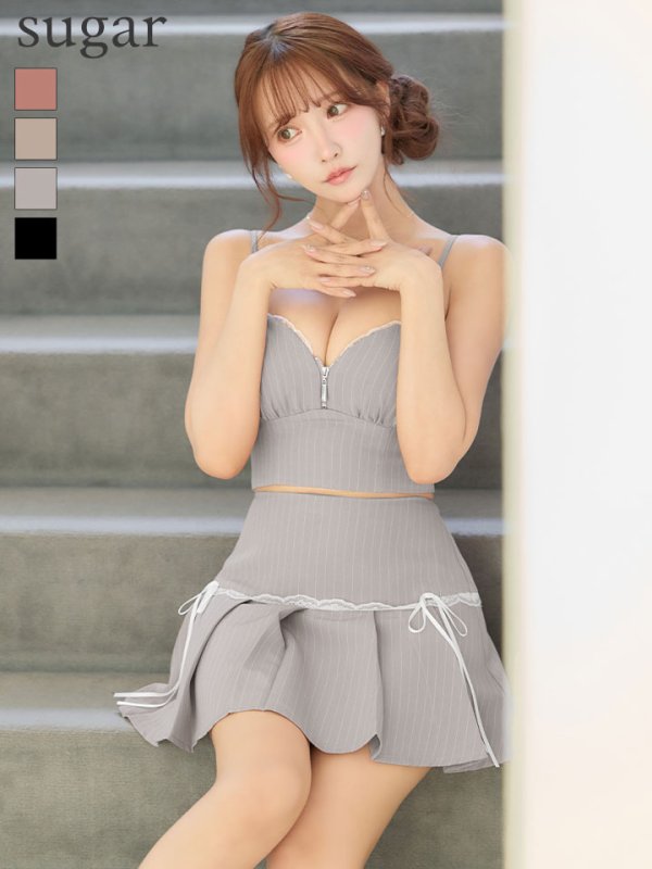 グレー　モデル：三上悠亜　身長：159cm　着用サイズ：Sサイズ