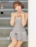 グレー　モデル：三上悠亜　身長：159cm　着用サイズ：Sサイズ