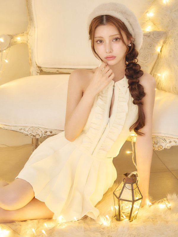 アイボリー　モデル：ももか　身長：156cm　着用サイズ：Sサイズ