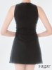 ブラック モデル：明日花キララ　身長：162cm　着用サイズ：Sサイズ