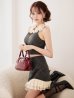 ブラックチェック モデル：れみ　身長：163cm　着用サイズ：Sサイズ