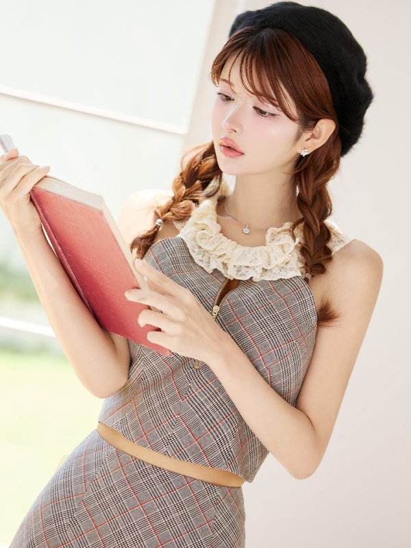 グレー モデル：まりん　身長：164cm　着用サイズ：Sサイズ