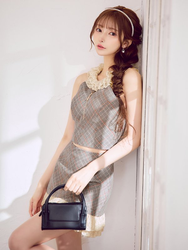 グレー　モデル：まみ　身長：1610cm　着用サイズ：Sサイズ