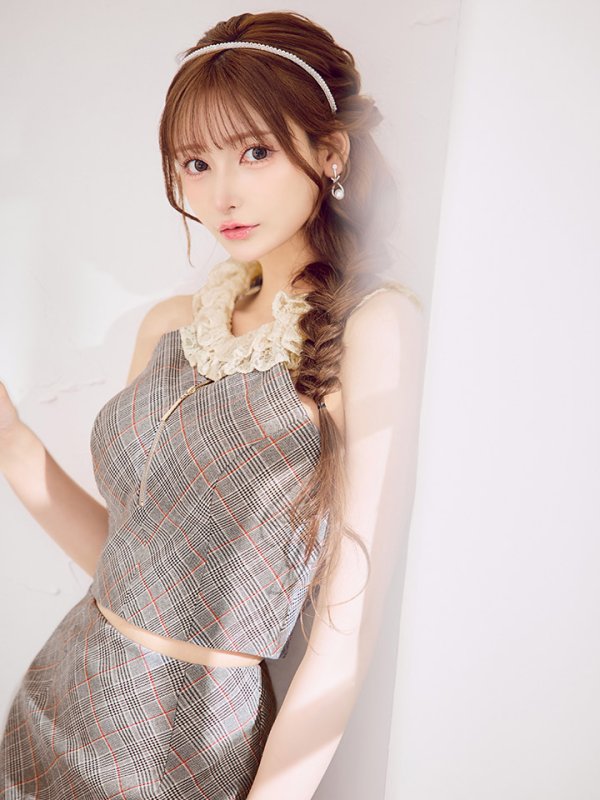 グレー　モデル：まみ　身長：1610cm　着用サイズ：Sサイズ