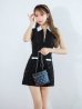 ブラック　モデル：三上悠亜　身長：159cm　着用サイズ：Sサイズ