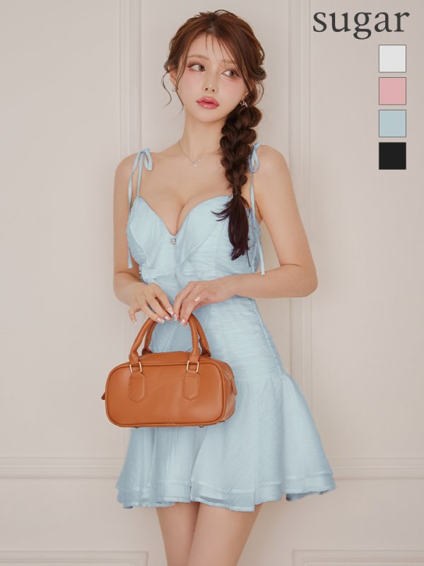 ブルー　モデル：ももか　身長：156cm　着用サイズ：Sサイズ