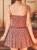 ブラウン　モデル：三上悠亜　身長：159cm　着用サイズ：Sサイズ