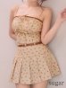 ベージュ　モデル：三上悠亜　身長：159cm　着用サイズ：Sサイズ