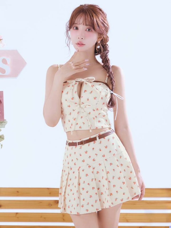 ピンク　モデル：三上悠亜　身長：159cm　着用サイズ：Sサイズ