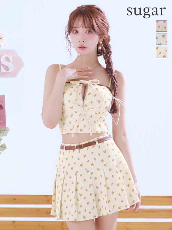 イエロー　モデル：三上悠亜　身長：159cm　着用サイズ：Sサイズ