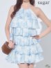 ブルー モデル：明日花キララ　身長：162cm　着用サイズ：Sサイズ