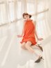オレンジ　モデル：明日花キララ　身長：162cm 着用サイズ：Sサイズ