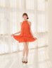 オレンジ　モデル：明日花キララ　身長：162cm 着用サイズ：Sサイズ