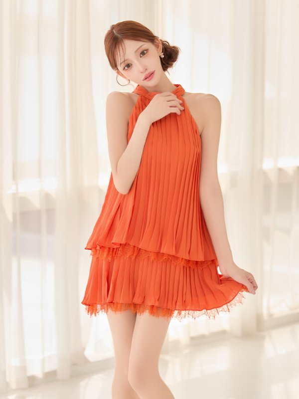 オレンジ　モデル：明日花キララ　身長：162cm 着用サイズ：Sサイズ