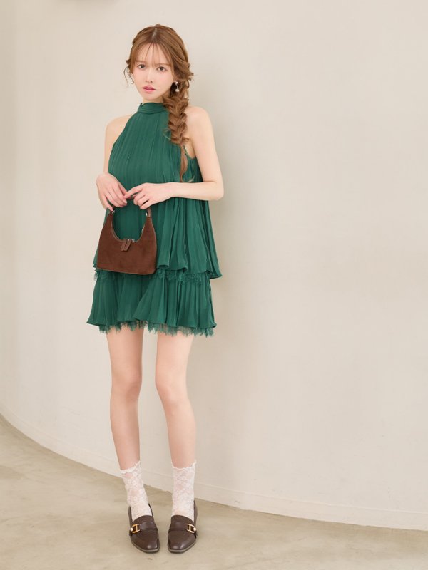 グリーン　モデル：ゆめ　身長：160cm　着用サイズ：Sサイズ