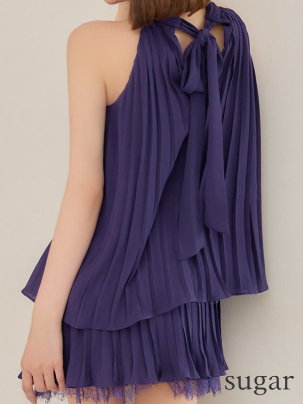 ロイヤルパープル　モデル：れみれみ 身長：163cm　着用サイズ：Sサイズ