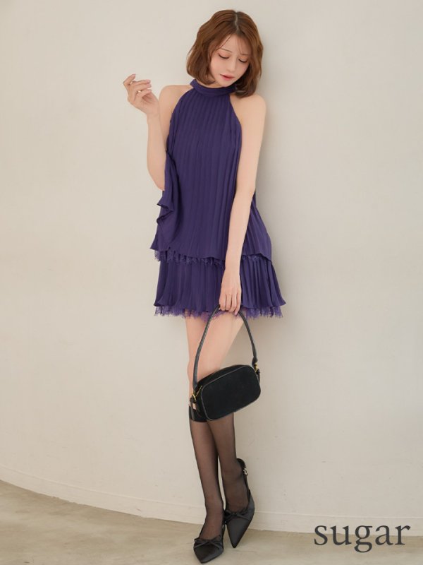 ロイヤルパープル　モデル：れみれみ 身長：163cm　着用サイズ：Sサイズ