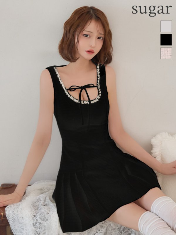 ブラック　モデル：れみれみ　身長：163cm　着用サイズ：Sサイズ