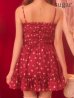 ワインレッド　モデル：まみ　身長：161cm　着用サイズ：Sサイズ