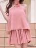ピンク　モデル：天海りこ　身長：156cm　着用サイズ：Sサイズ