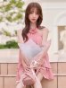 ピンク　モデル：天海りこ　身長：156cm　着用サイズ：Sサイズ