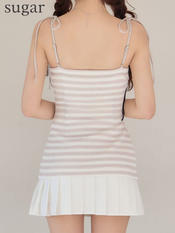 グレージュ　モデル：りな　身長：160cm　着用サイズ：Sサイズ