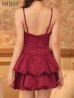 レッド　モデル：羽澄まり　身長：158cm　着用サイズ：Sサイズ