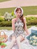 ネイビー　モデル：まみ　身長：160cm　着用サイズ：Sサイズ