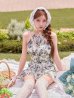 ネイビー　モデル：まみ　身長：160cm　着用サイズ：Sサイズ