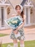 ネイビー　モデル：まみ　身長：160cm　着用サイズ：Sサイズ