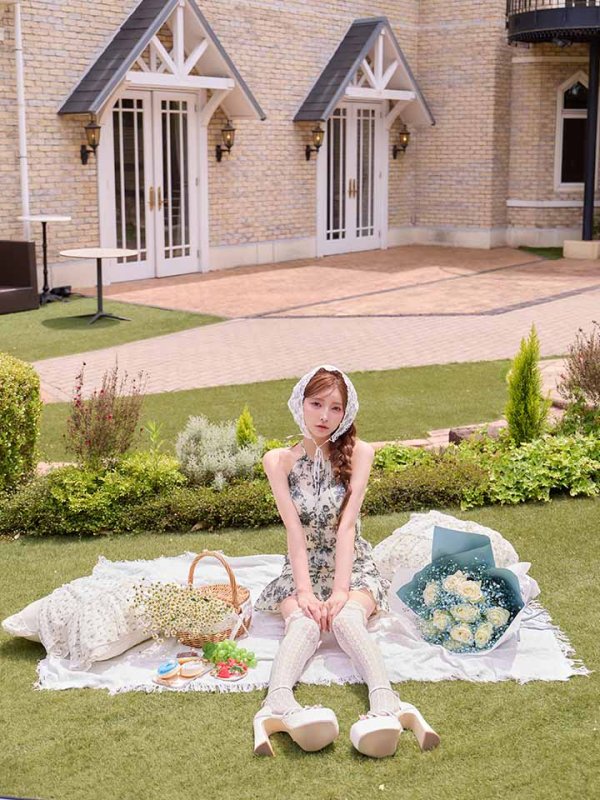 ネイビー　モデル：まみ　身長：160cm　着用サイズ：Sサイズ