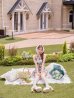 ネイビー　モデル：まみ　身長：160cm　着用サイズ：Sサイズ
