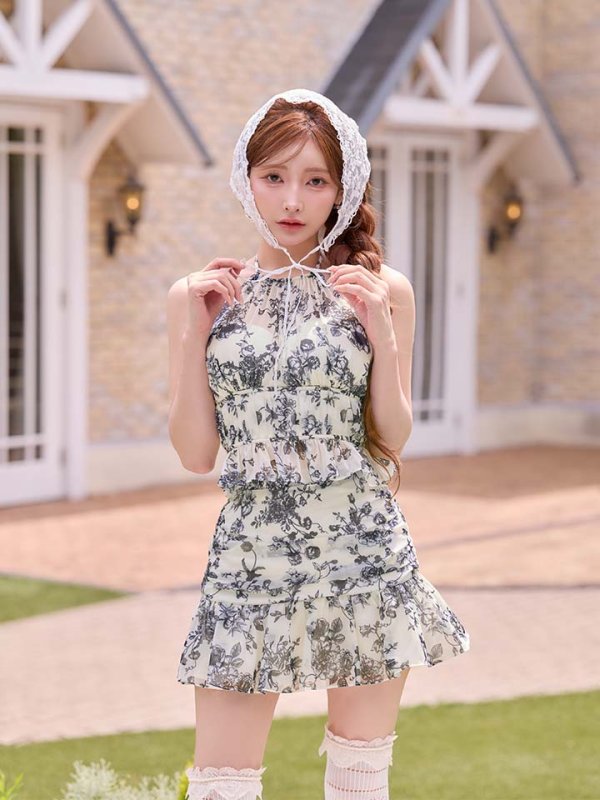 ネイビー　モデル：まみ　身長：160cm　着用サイズ：Sサイズ