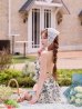 ネイビー　モデル：まみ　身長：160cm　着用サイズ：Sサイズ