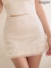 アイボリー　モデル：かるあ　身長：156cm　着用サイズ：Sサイズ