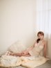 アイボリー　モデル：かるあ　身長：156cm　着用サイズ：Sサイズ