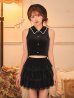 ブラック　モデル：羽澄まり　身長：158cm　着用サイズ：Sサイズ