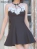 ブラック　モデル：れみれみ　身長：163cm　着用サイズ：Sサイズ