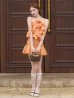 オレンジ　モデル：明日花キララ　身長：162cm 着用サイズ：Sサイズ