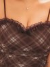 ブラウン　モデル：ゆな　身長：161cm　着用サイズ：Sサイズ