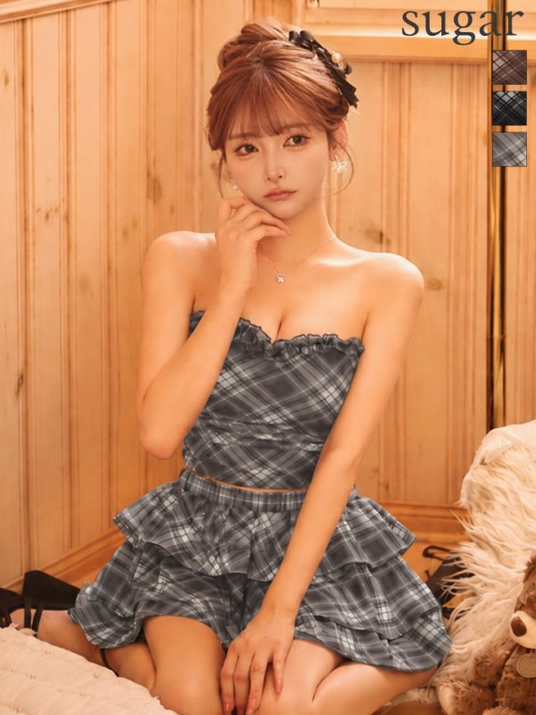 グレー　モデル：ゆな　身長：161cm　着用サイズ：Sサイズ