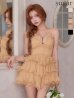オレンジ　モデル：まみ　身長：161cm　着用サイズ：Sサイズ