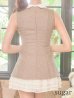 ベージュ　モデル：明日花キララ　身長162cm　着用サイズ：Sサイズ