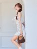 ブルー モデル：三上悠亜　身長：159cm　着用サイズ：Sサイズ