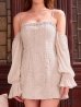 グレージュ　モデル：るりぴ　身長：165cm　着用サイズ：Sサイズ