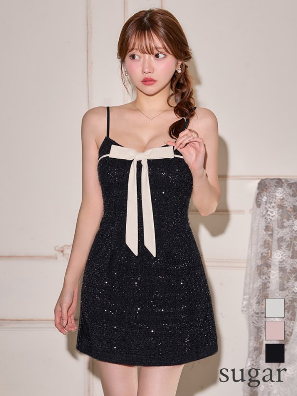ブラック　モデル：羽澄まり 身長：158cm　着用サイズ：Sサイズ